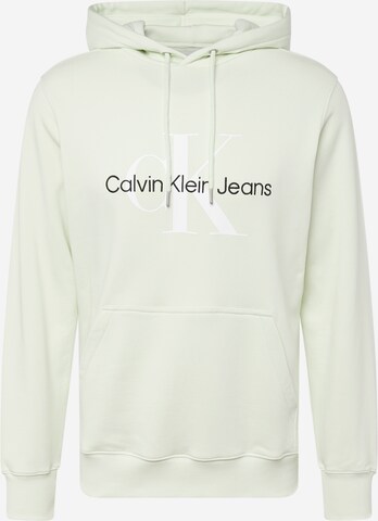 Calvin Klein Jeans Свитшот 'Essentials' в Зеленый: спереди