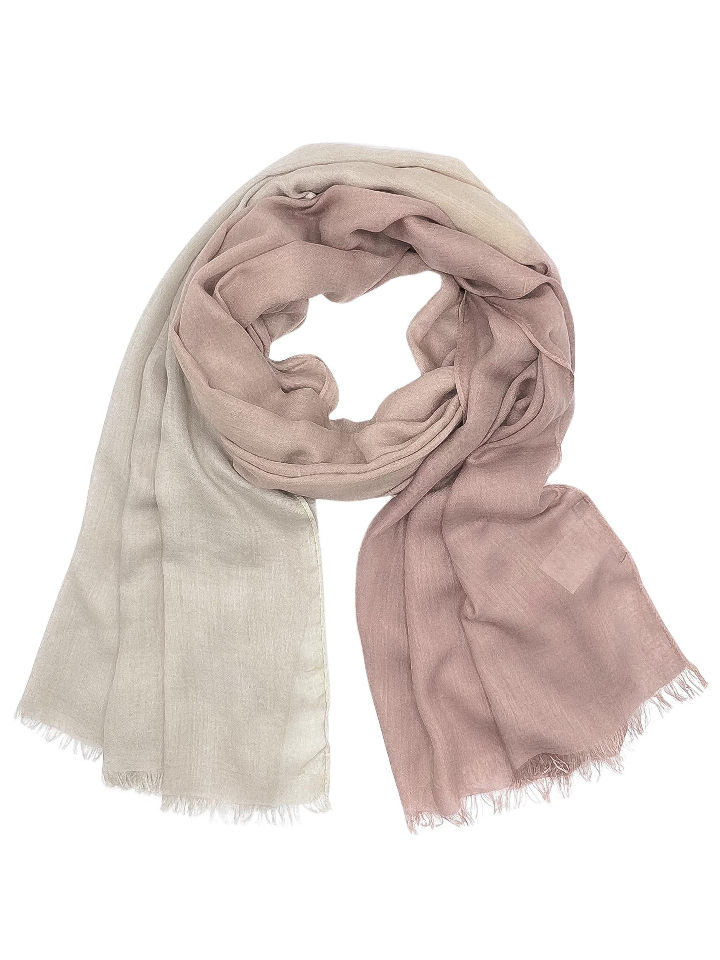 COLLEZIONE ALESSANDRO Scarf 'Uluru' in Beige: front