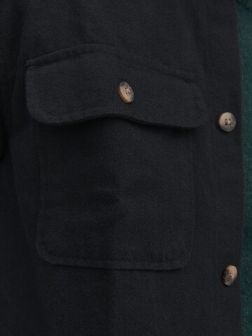 JACK & JONES Slim fit Button Up Shirt 'Darren' in Black