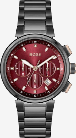 BOSS Black Analog Watch in Grey: front