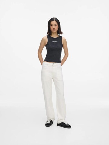 KARL LAGERFELD JEANS Normální Džíny – bílá: přední strana