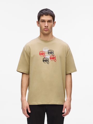 Karl Lagerfeld Shirt in Green: front