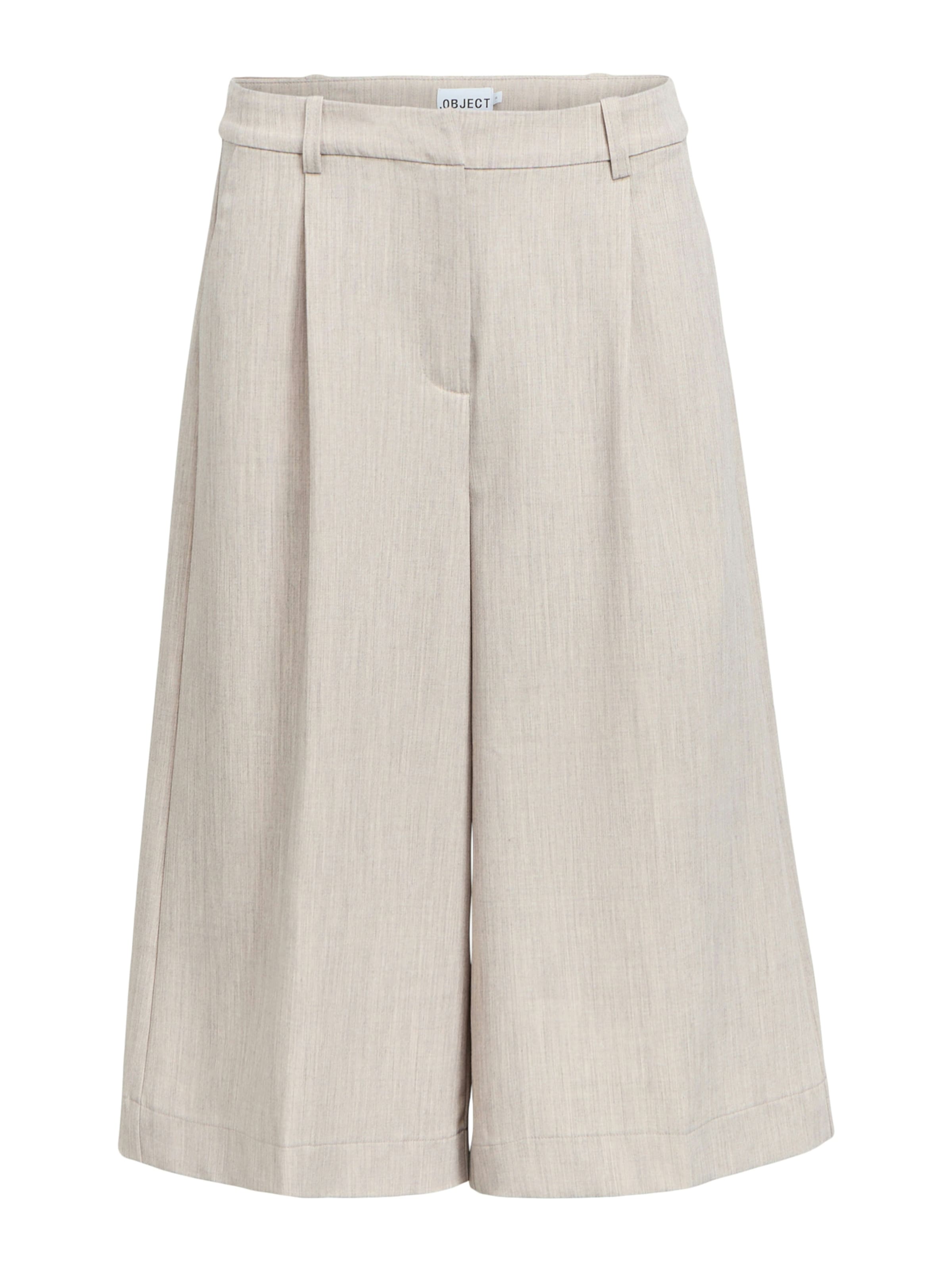 OBJECT Loosefit Bandplooibroek 'OBJIVALO' in Bruin: voorkant