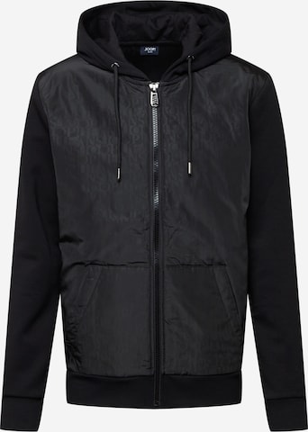 JOOP! Jeans Sweat jacket in Black: front