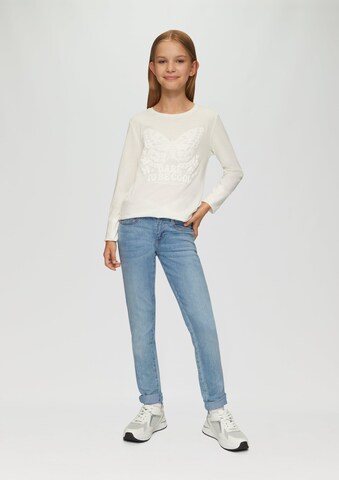 Coupe slim Jean 'Suri' s.Oliver en bleu