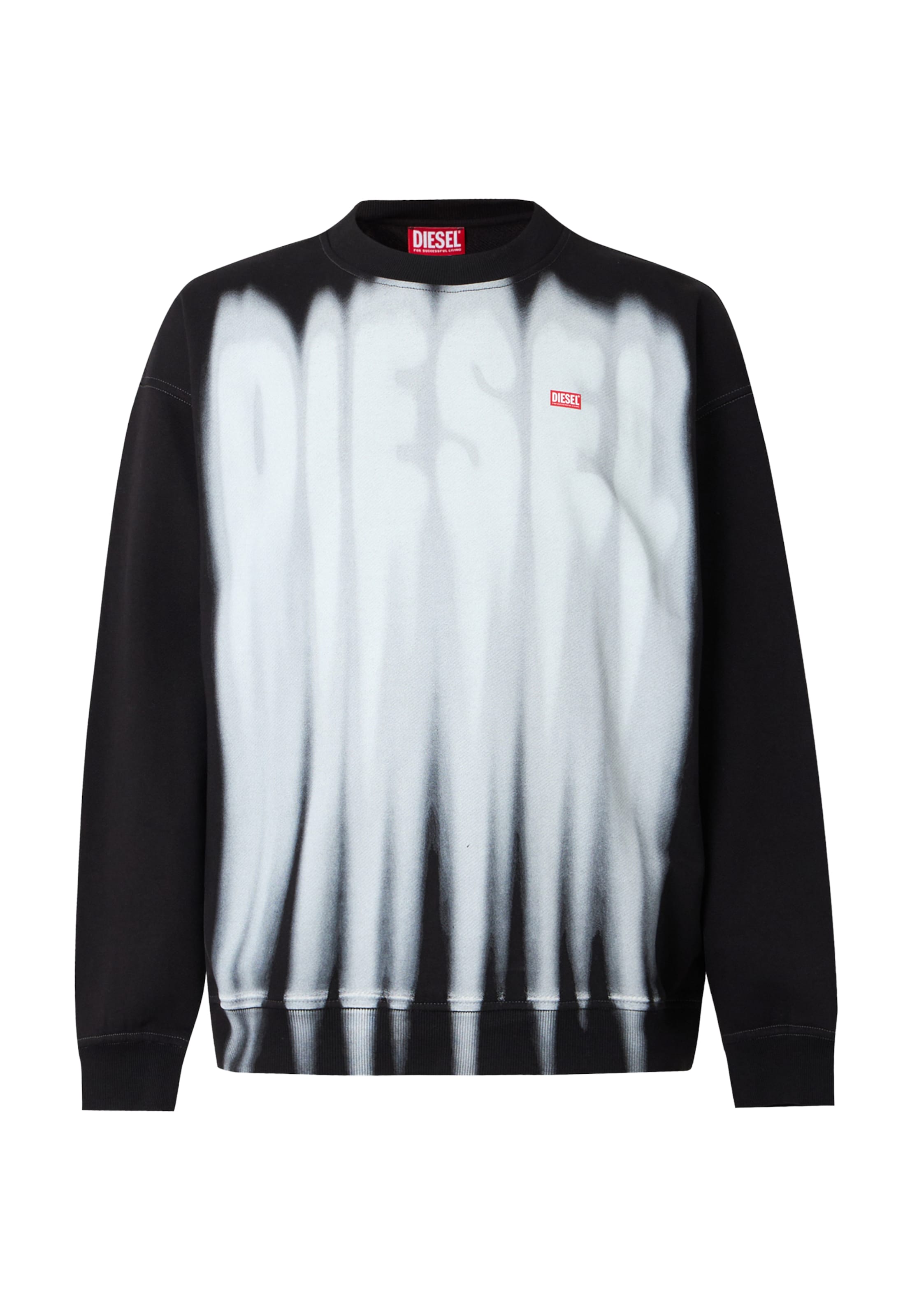 DIESEL Свитшот 'S-BOXT-AA1' в Черный: спереди
