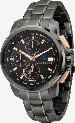 Maserati Uhr 'Successo' in Schwarz: predná strana