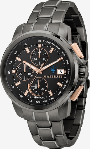 Maserati Analoog horloge 'Successo' in Zwart: voorkant