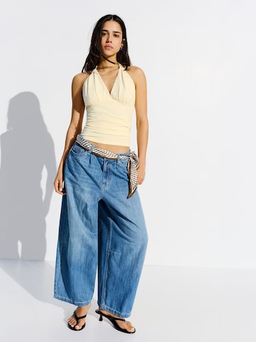 Bershka Top - sárga