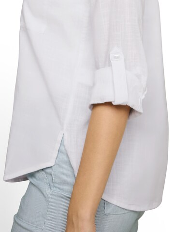 TOM TAILOR Bluse in Weiß