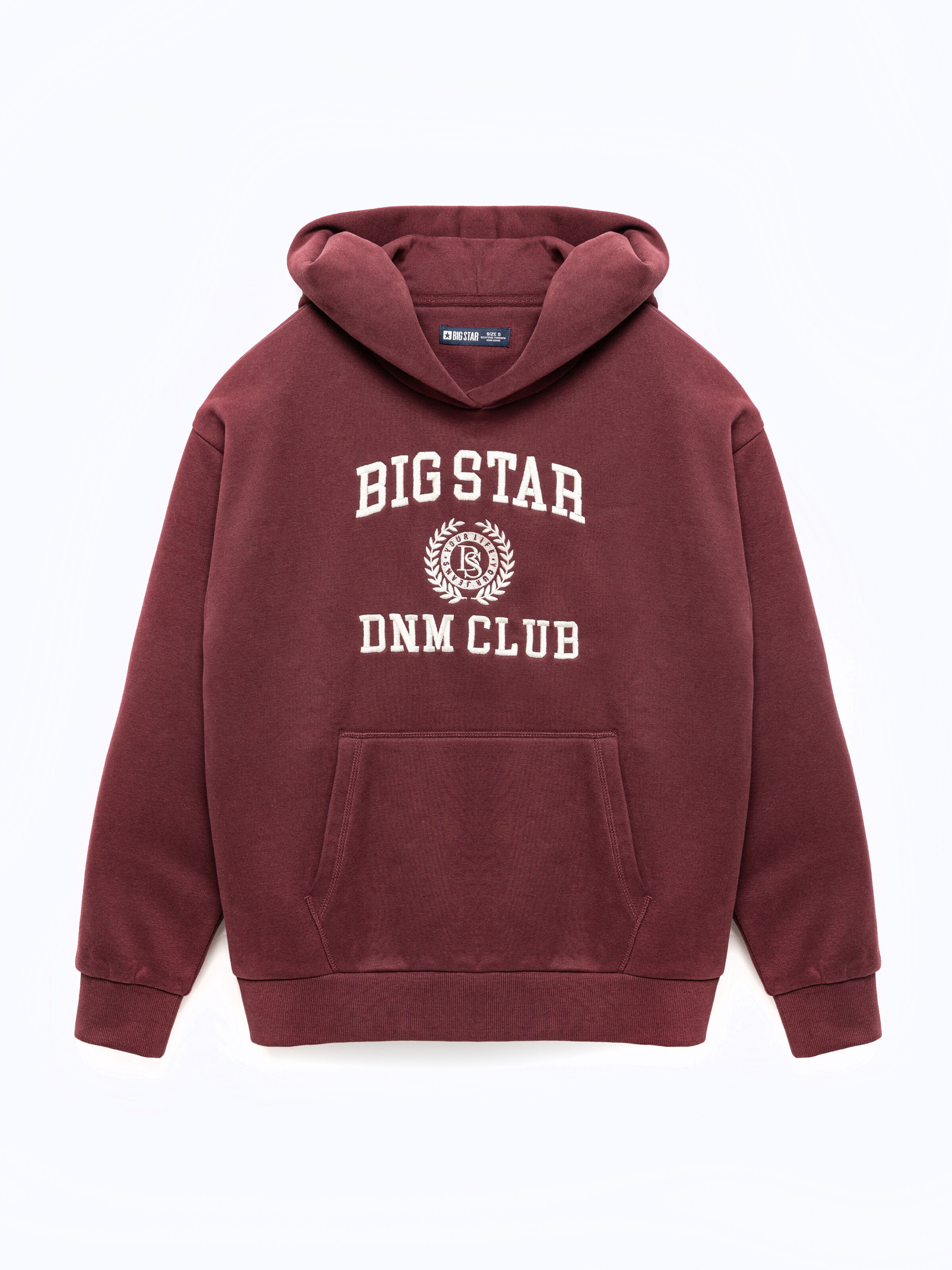 Felpa 'MERTA' di BIG STAR in rosso: frontale