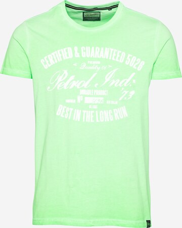 Petrol Industries Shirt in Green: front