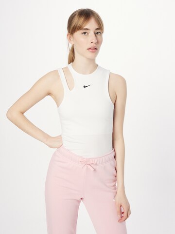 Nike Sportswear Košeľové body - Biela: predná strana