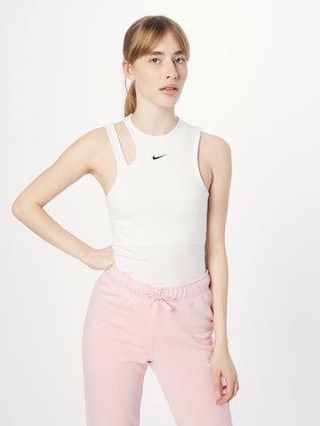 Nike Sportswear Shirt bodysuit in White: front