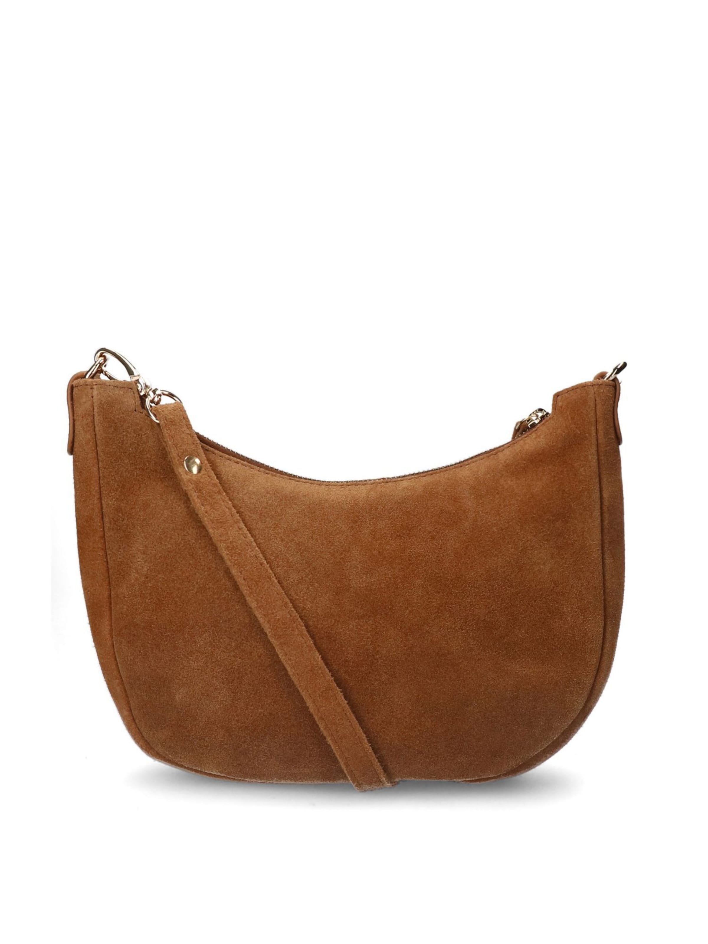 MANFIELD Umhängetasche in Braun: Vorderseite