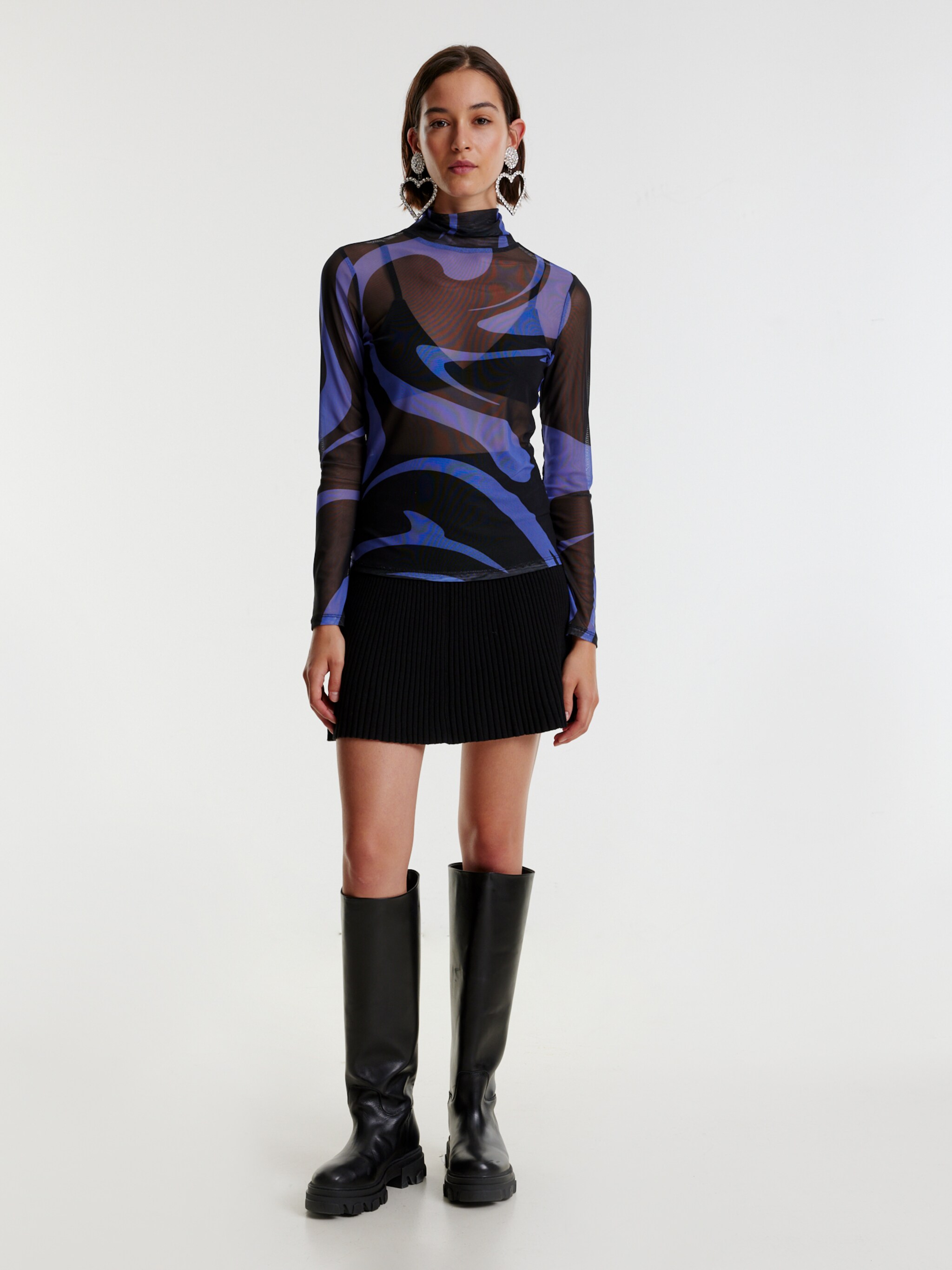 EDITED Producten Shirt 'Fiore' Lila