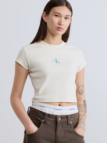 Calvin Klein Jeans Shirt in Yellow: front