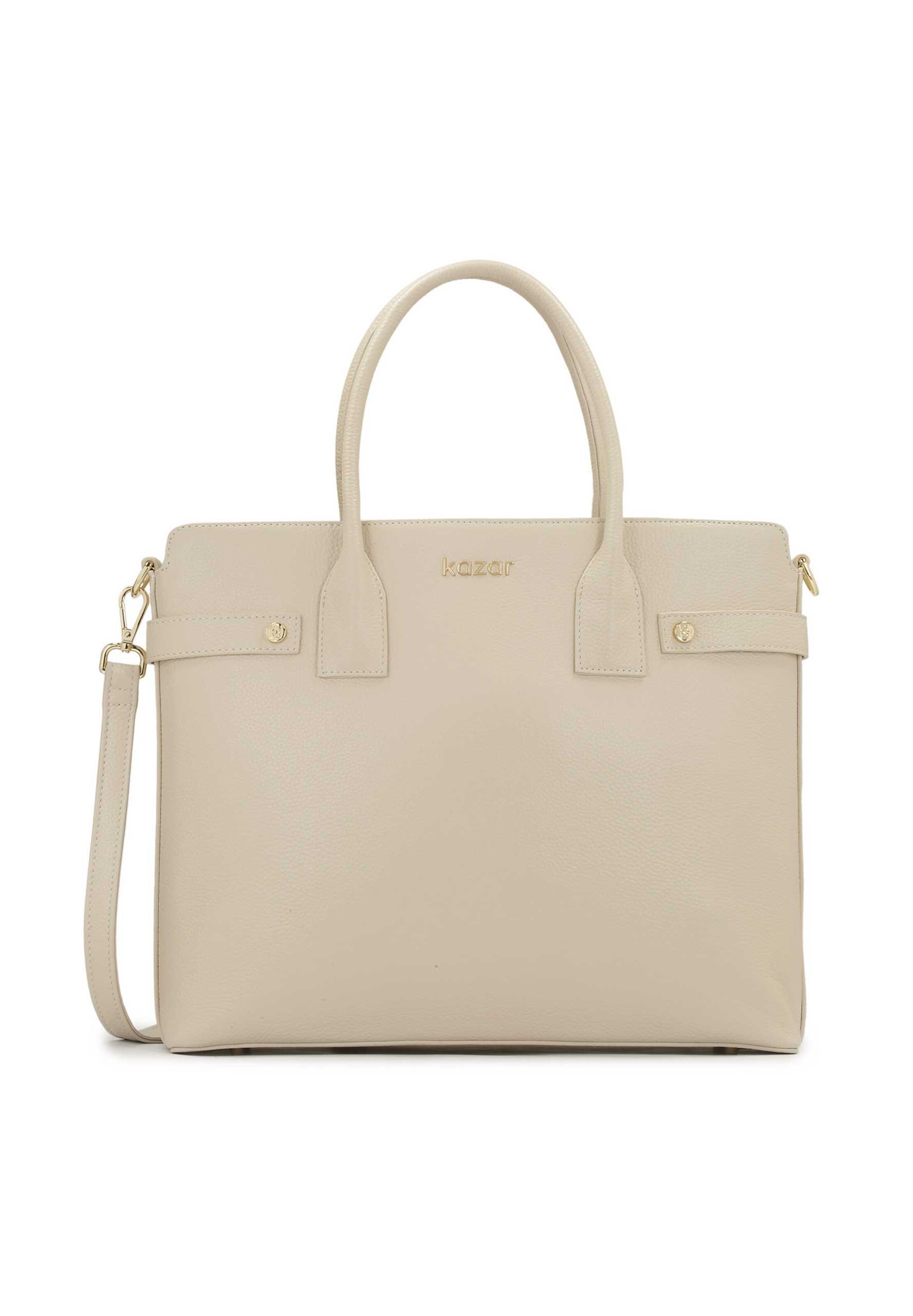 Kazar Handtasche in Beige: Vorderseite