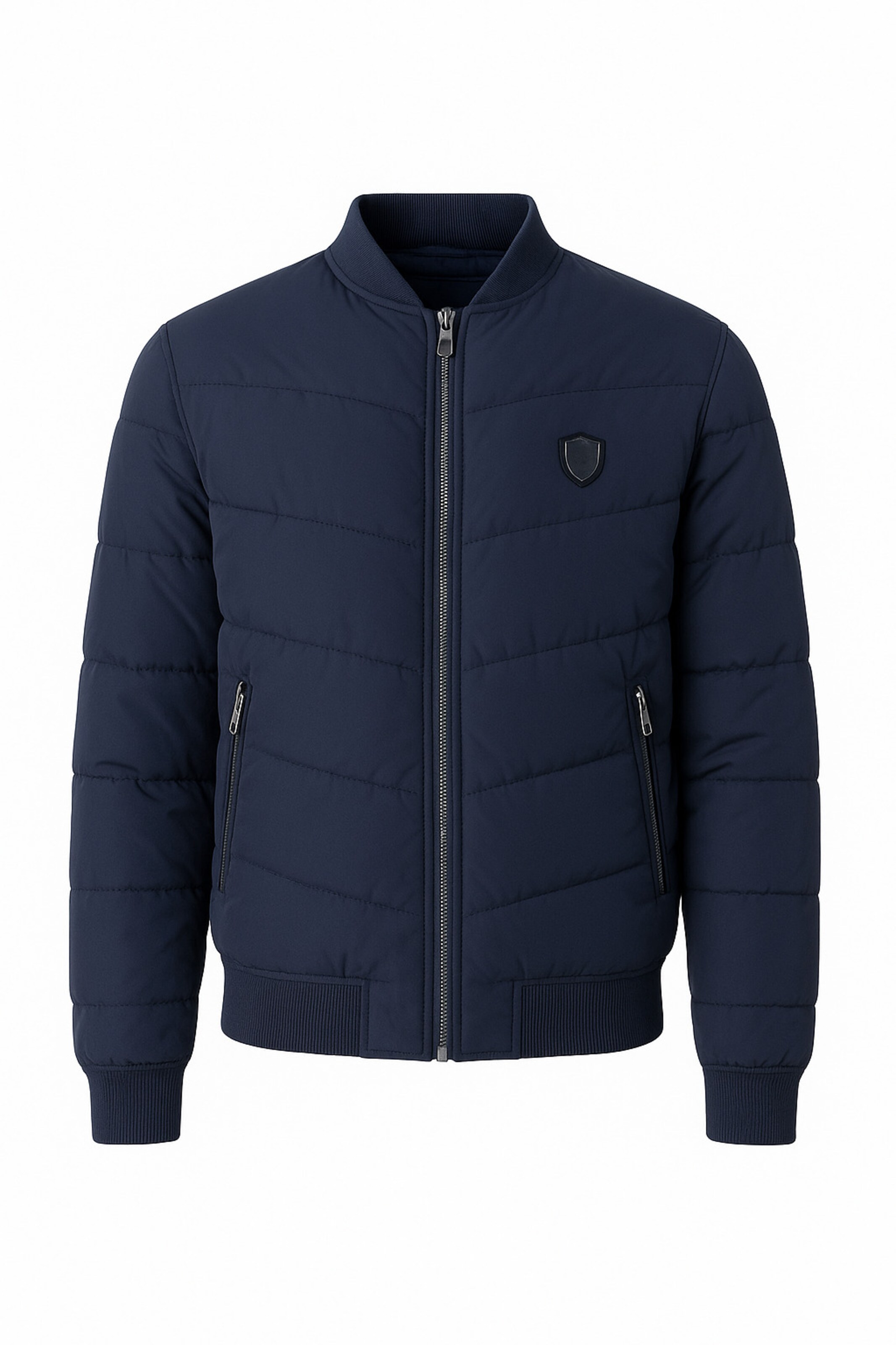 Veste mi-saison ' OM-JALP-0143' Ombre en bleu : devant