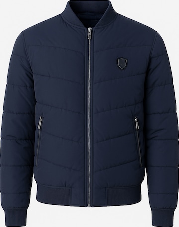 Veste mi-saison ' OM-JALP-0143' Ombre en bleu : devant