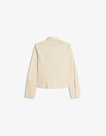 Chemisier Bershka en beige