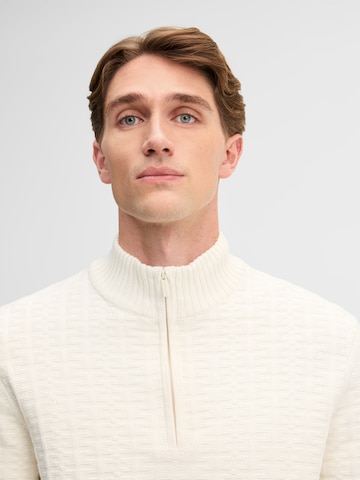 STRELLSON Pullover in Weiß