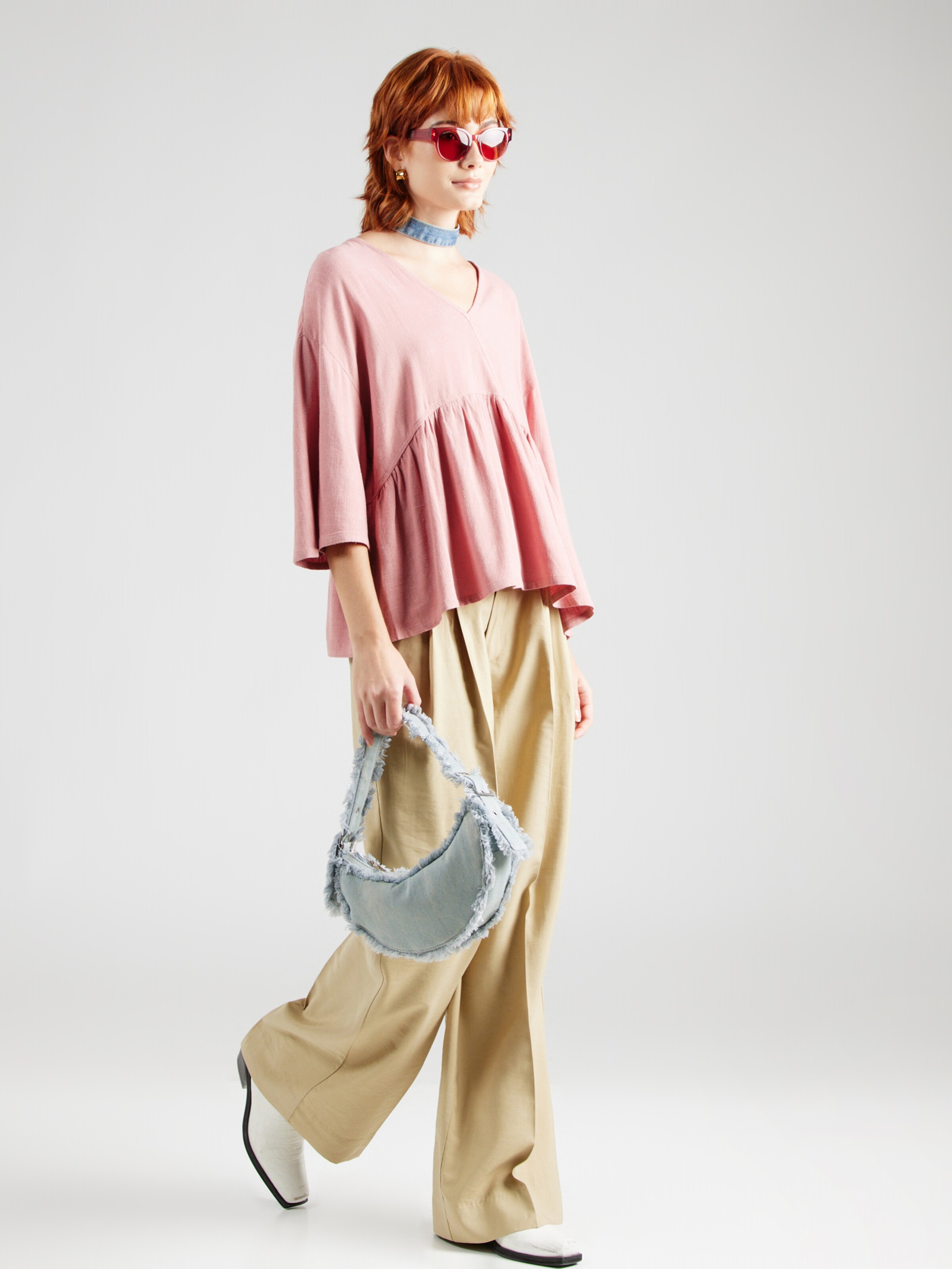Soft Rebels Blouse 'Cordelia' in Rose ABOUT YOU