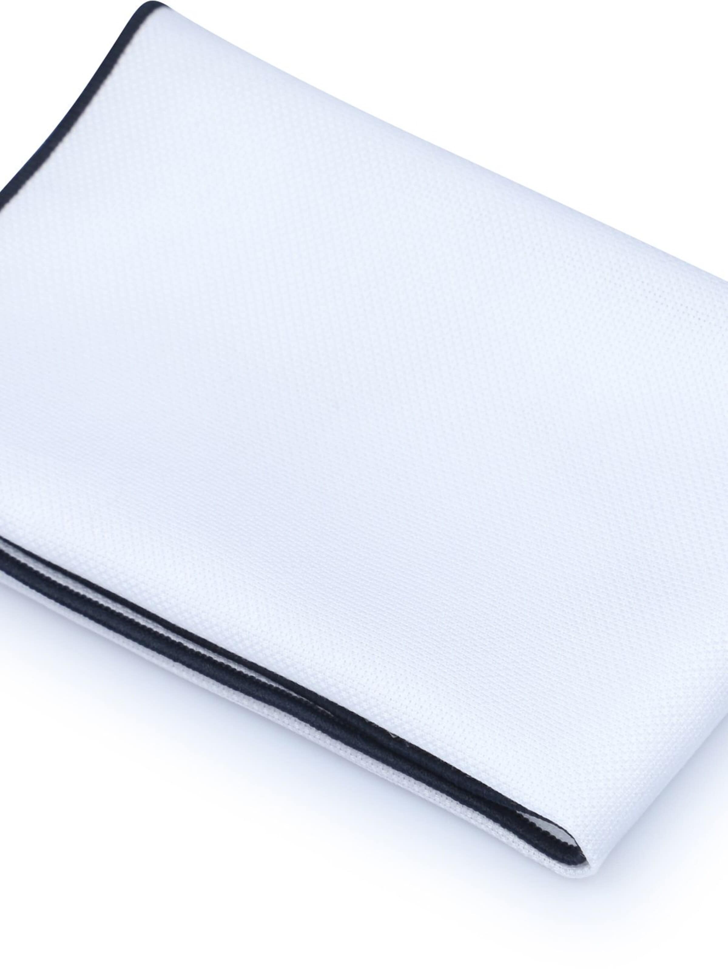 Suitable Pocket Square in White