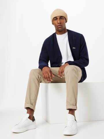 LACOSTE Strickjacke in Blau