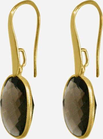 Gemshine Earrings 'OVAL' in Gold