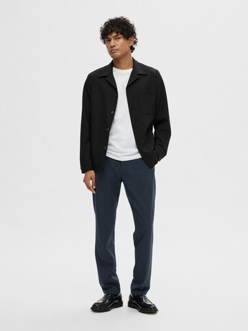 SELECTED HOMME Slimfit Lærredsbukser 'SLHRobert' i blå