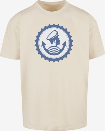 F4NT4STIC Shirt 'Knut und Jan Hamburg' in Beige: Vorderseite