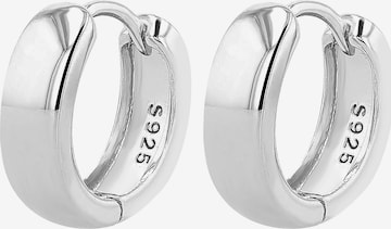 Akzent Ohrringe 'Maithe, 925 Sterlingsilber, langlebig' in Silber: Vorderseite