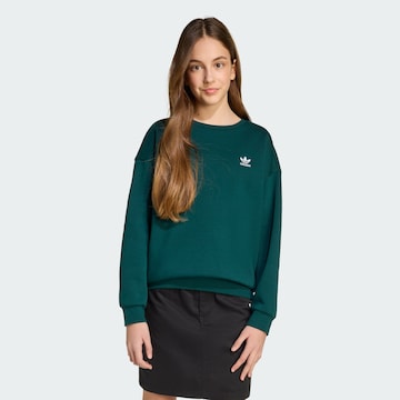 ADIDAS ORIGINALS Sweatshirt in Green: front