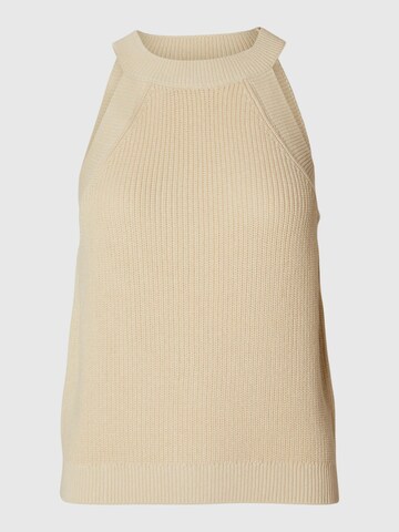 SELECTED FEMME Knitted Top in Beige
