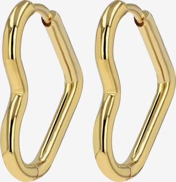 Akzent Ohrringe 'Libi, langlebig' in Gold: Vorderseite