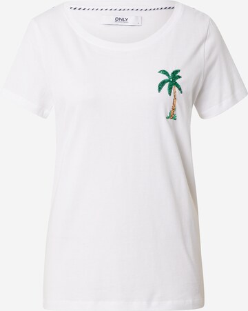 T-shirt 'KITA' ONLY en blanc : devant