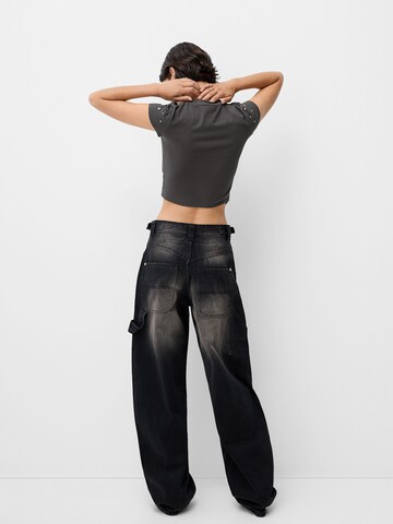 Bershka T-shirt i grå