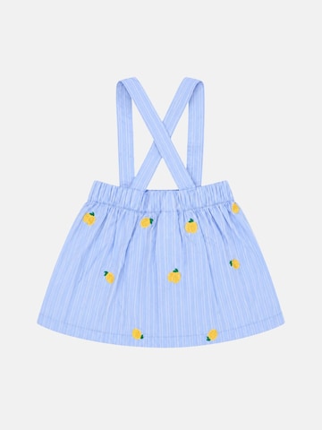 GUESS KIDS Zestaw 'SET SS BODY+POPLIN SKIRTALL' w kolorze niebieski