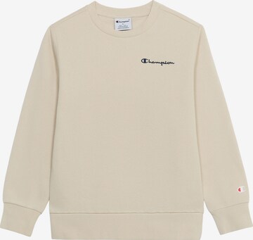 Champion Authentic Athletic Apparel Sweatshirt in Beige: front