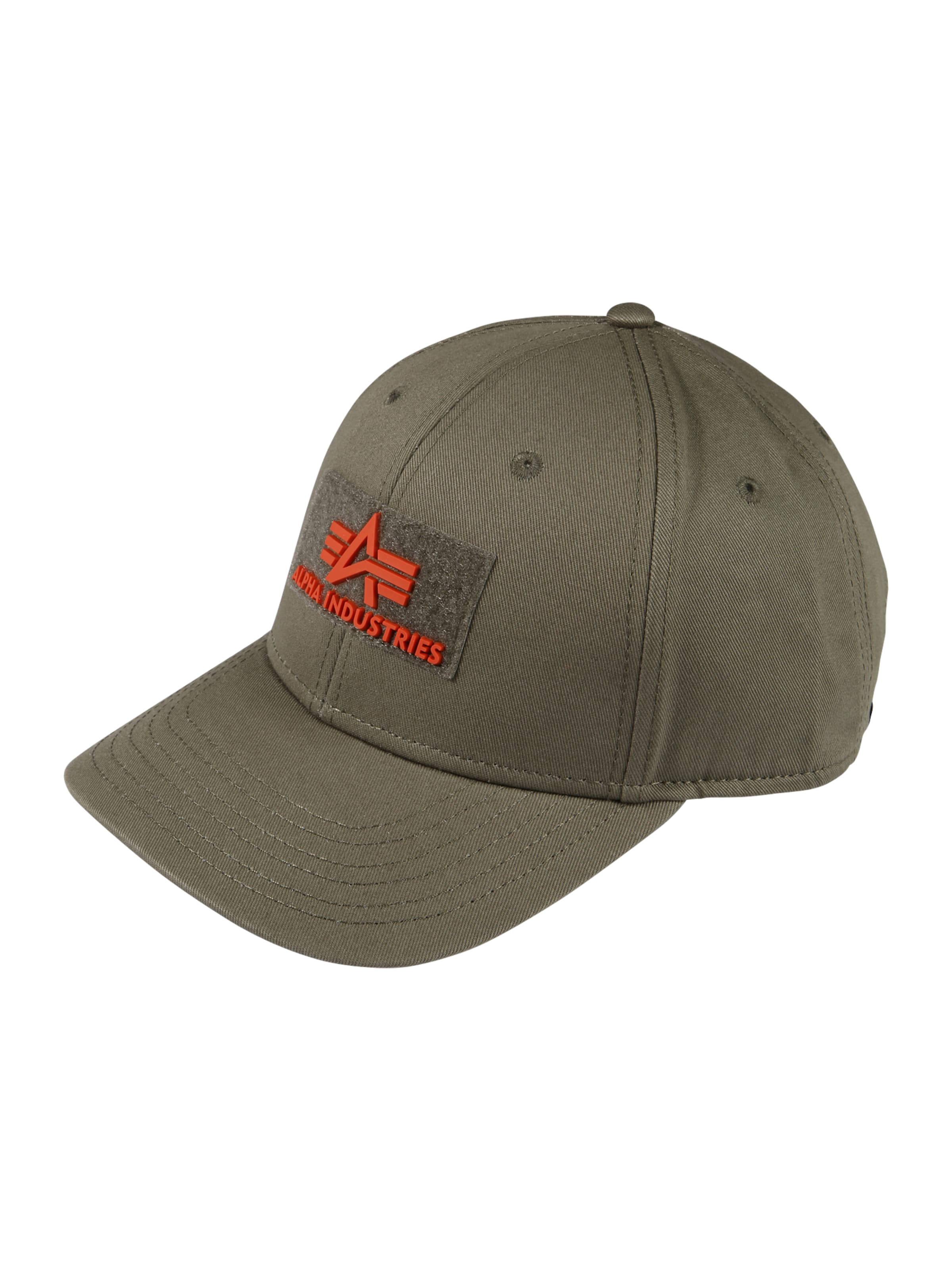 ALPHA INDUSTRIES Kšiltovka 'VLC II' – zelená: přední strana