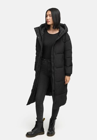 NAVAHOO Wintermantel in Zwart