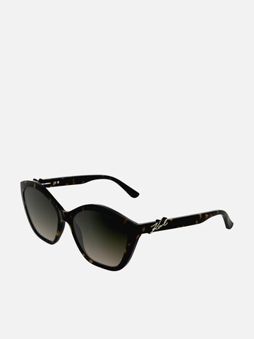 Karl Lagerfeld Sonnenbrille in Braun: Vorderseite