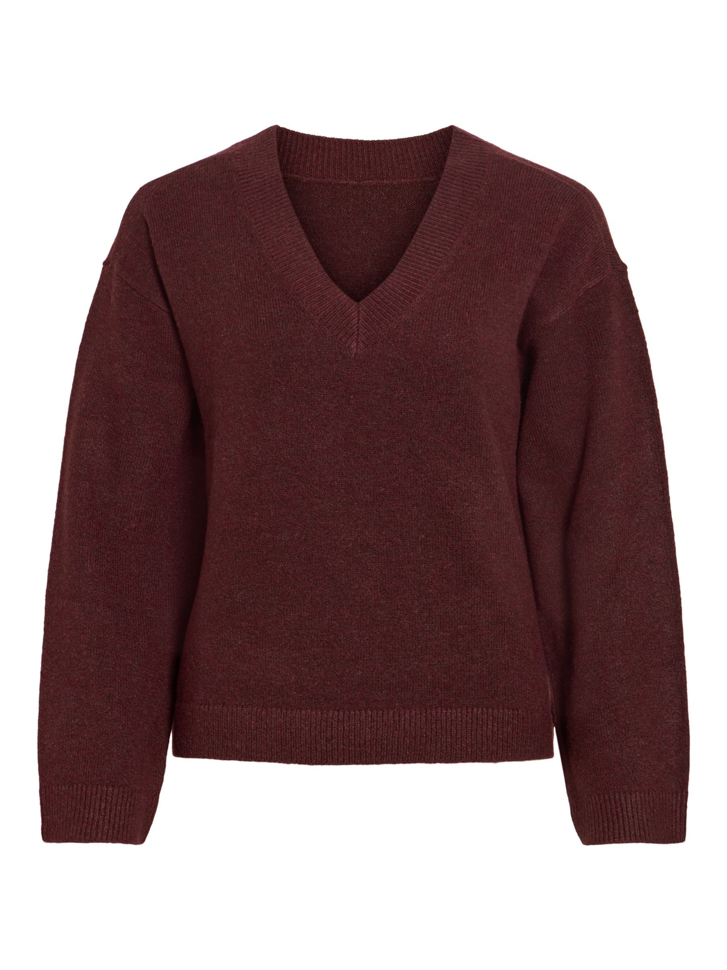 VILA Sweater 'VILiga' in Red: front