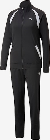 PUMA Tracksuit in Black: front