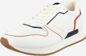 Sneaker low 'POTENZA' de la GUESS pe alb: față