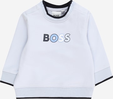 Sweat BOSS Kidswear en bleu : devant