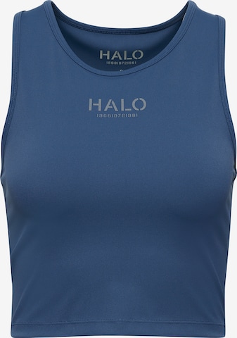 HALO Sports top in Blue: front