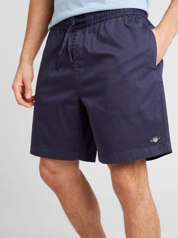 GANT - regular Pantalón en azul