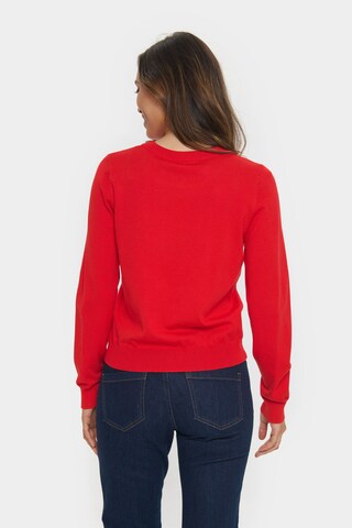 SAINT TROPEZ Pullover 'Valentina' i rød
